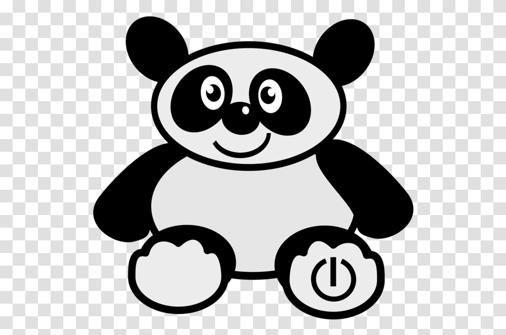 Giant Panda Teddy Bear Cuteness Computer Icons, Stencil, Toy, Rattle Transparent Png