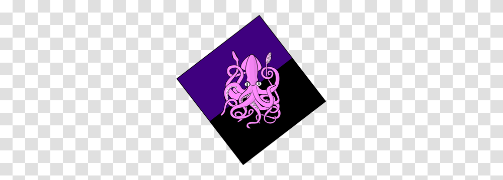 Giant Squid Clip Art For Web, Light, Purple, Neon Transparent Png