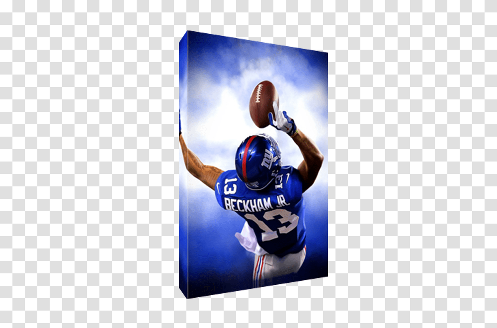 Giants Odell Beckham Jr Finger Catch Poster Photo Painting, Person, American Football, Team Sport, People Transparent Png