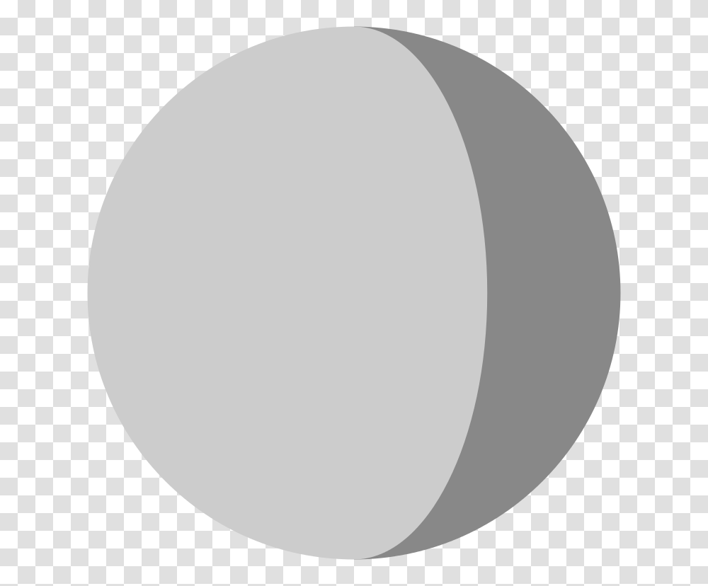 Gibbous Crescent Half Ellipse In Circle, Sphere, Moon, Outer Space, Night Transparent Png