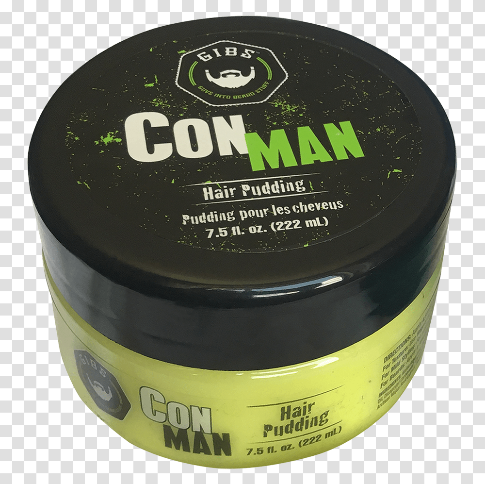 Gibs Con Man Hair Pudding Eye Shadow, Bottle, Cosmetics, Face Makeup Transparent Png