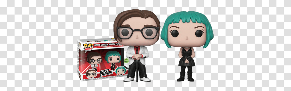 Gideon Gideon Graves And Ramona Flowers Funko Pop, Toy, Person, Human, Doll Transparent Png
