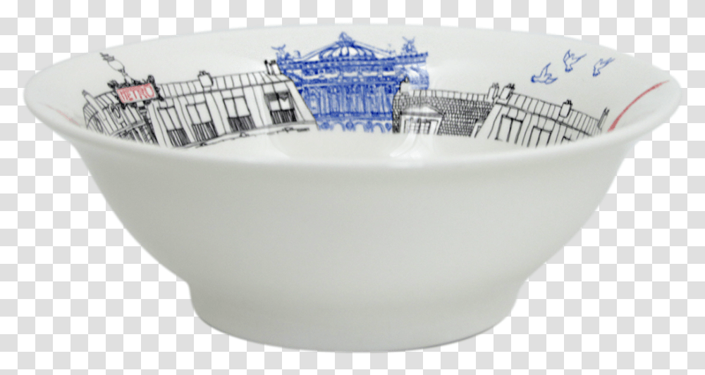 Gien Gien Ca C Est Paris Cereal Bowl Bowl, Bathtub, Ashtray, Soup Bowl, Mixing Bowl Transparent Png