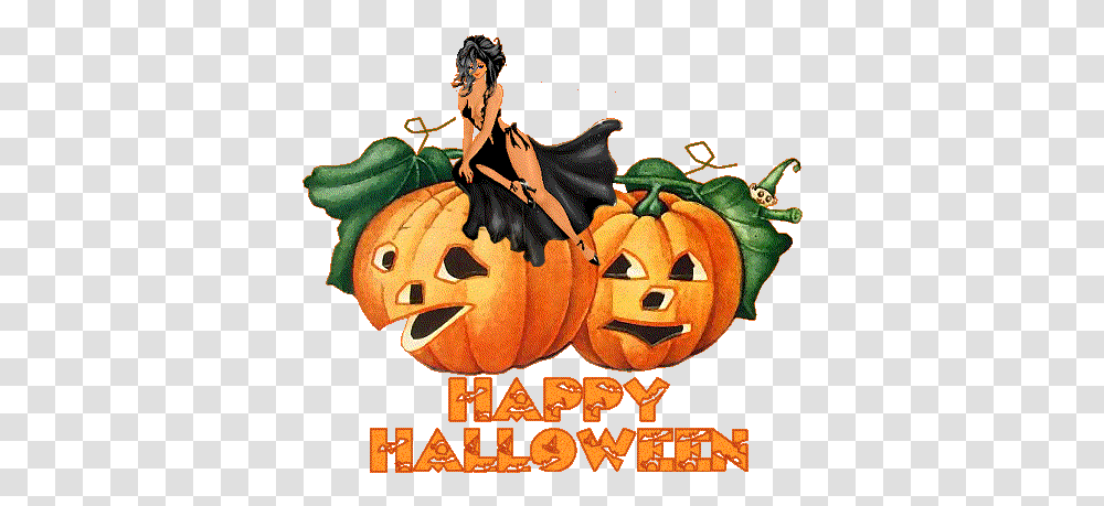Gif Animate Dedicate Alla Festa Halloween Brujas Imgenes De Halloween, Plant, Pumpkin, Vegetable, Food Transparent Png