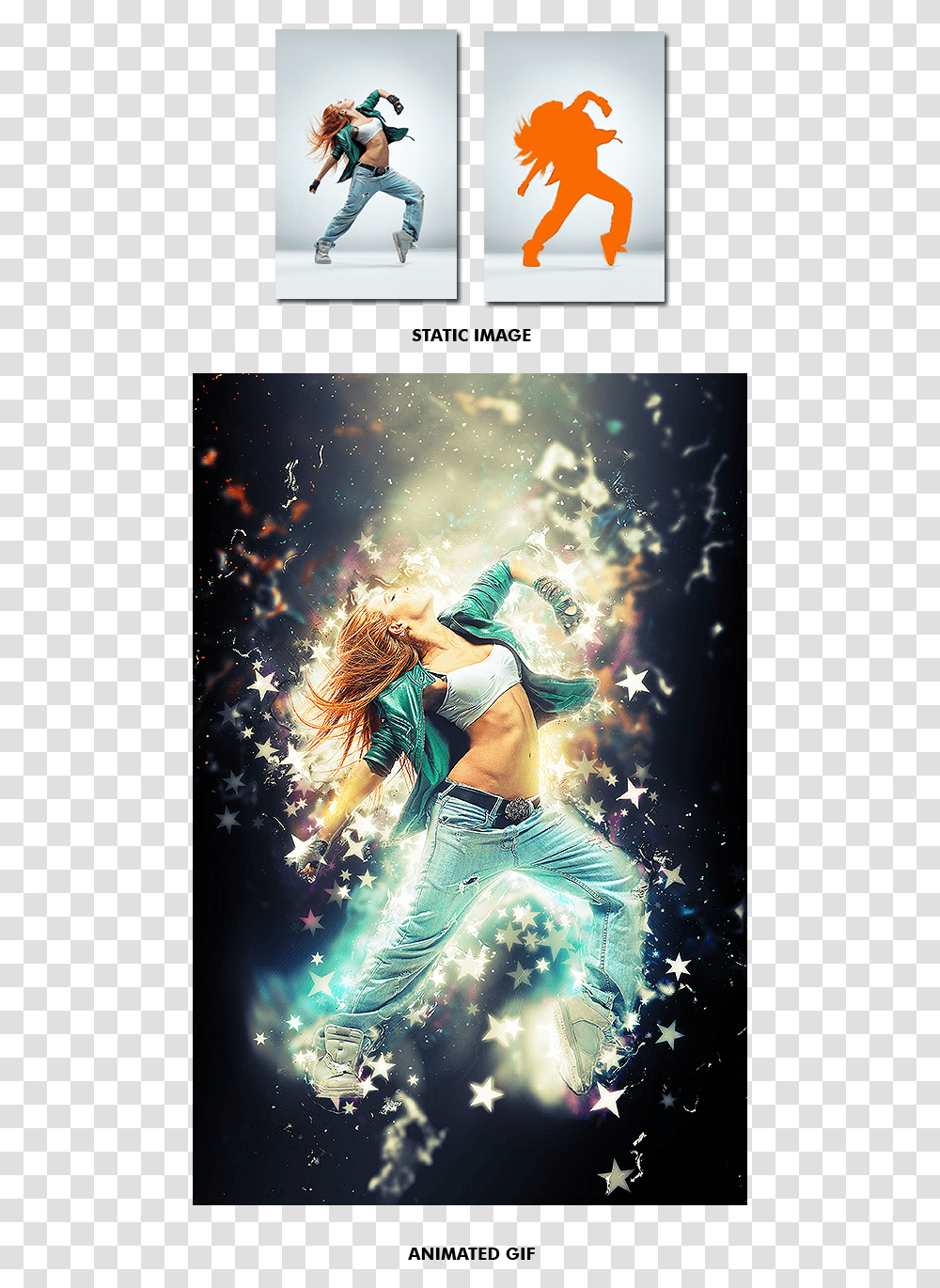 Gif Animated Stars Wave Photoshop Action Adobe Photoshop, Dance Pose, Leisure Activities, Person, Paper Transparent Png