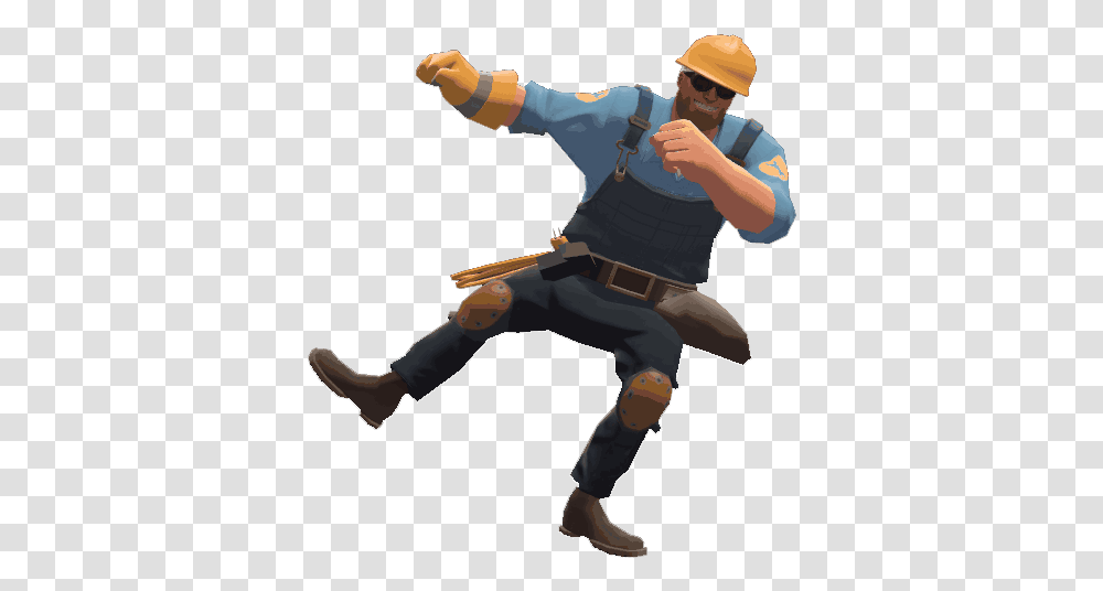 Gif Fortnite Dance Cartoon Construction Worker Gif, Person, Human, Sport, Sports Transparent Png