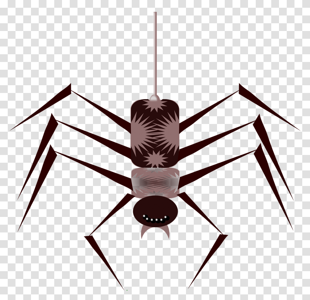 Gif Spider, Lamp, Invertebrate, Animal, Insect Transparent Png