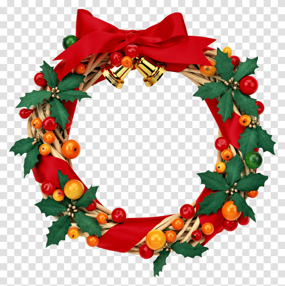 Gifs De Coronas Navidad Fondos Pantalla Y Mucho Ms Christmas Wreath Hd, Floral Design, Pattern, Graphics, Art Transparent Png