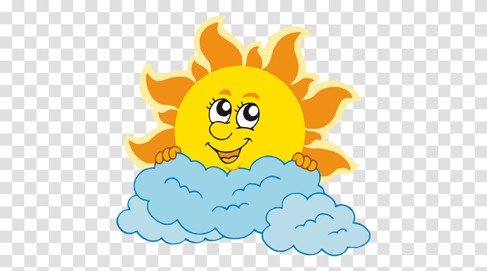 Gifs De Sol Cartoon Sun And Clouds 530x500 Clipart Cartoon Sun And Clouds, Outdoors, Graphics, Nature, Sky Transparent Png