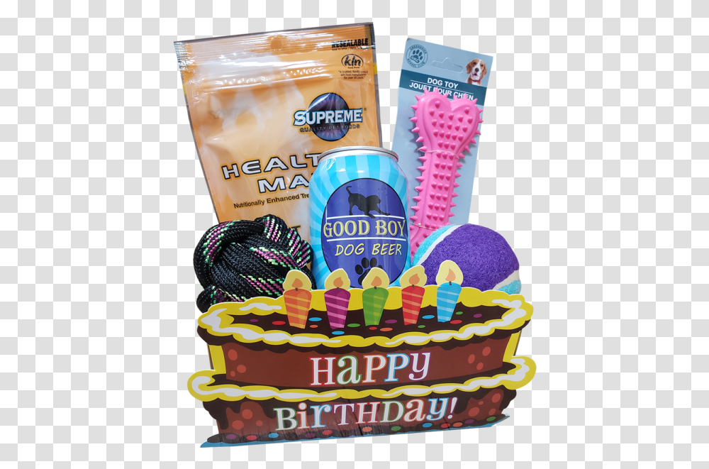 Gift Basket, Birthday Cake, Dessert, Food, Cream Transparent Png