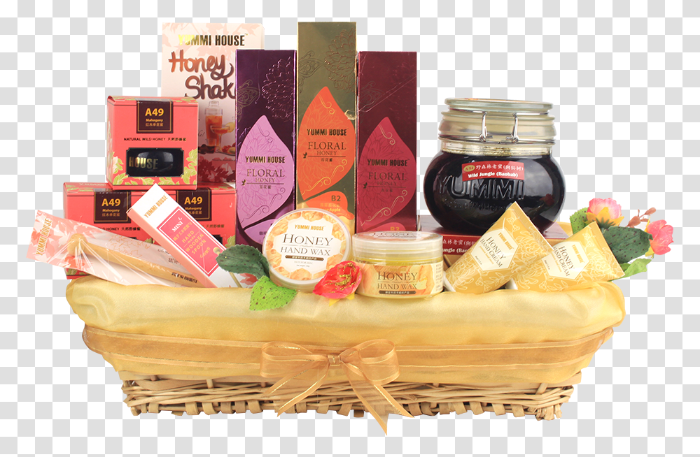 Gift Basket, Bottle, Jar, Label Transparent Png