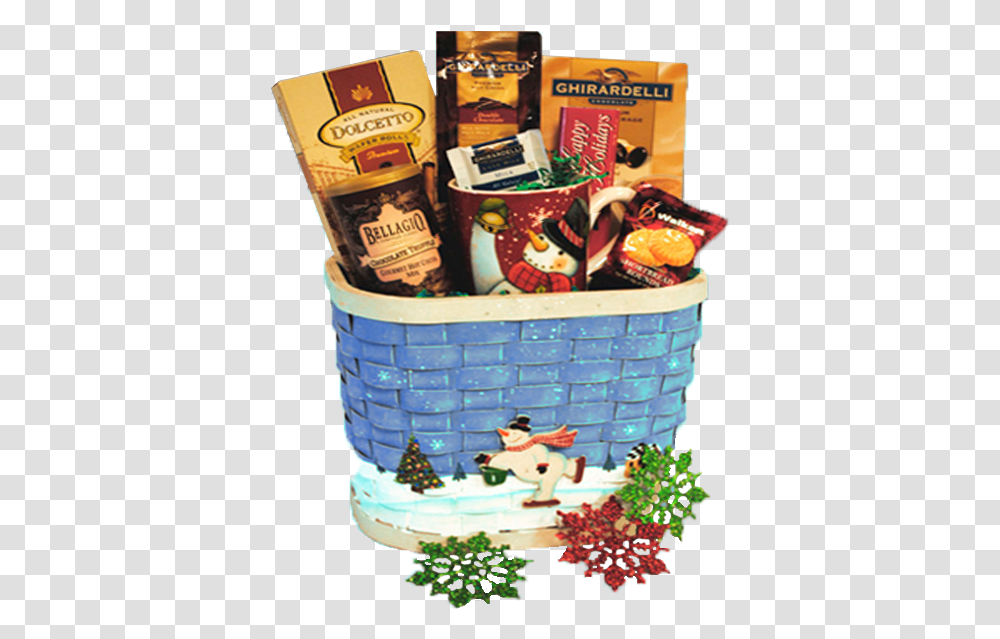 Gift Basket, Shopping Basket, Beverage, Drink Transparent Png