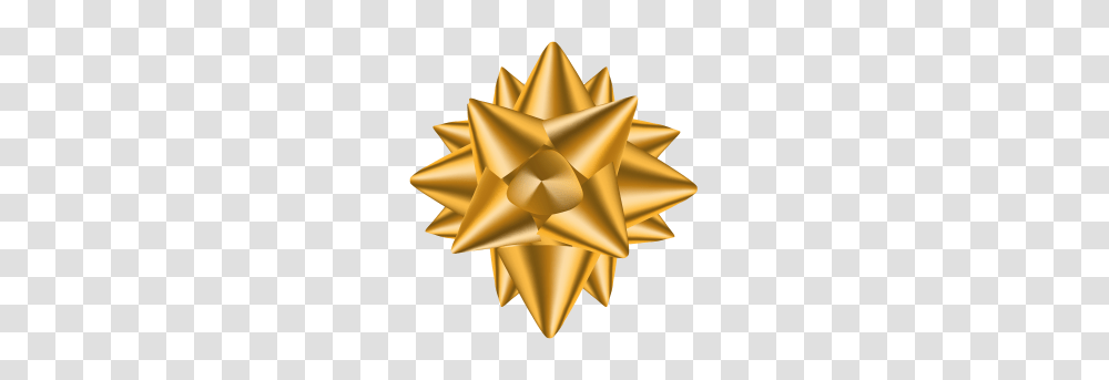 Gift Bow Image, Lamp, Gold, Star Symbol Transparent Png