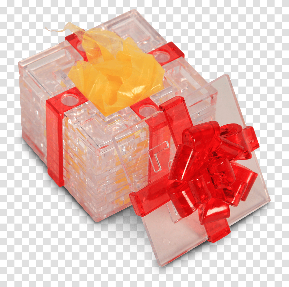Gift Box 3d Crystal Puzzle Crystal Puzzle 3d, Electrical Device, Fuse Transparent Png