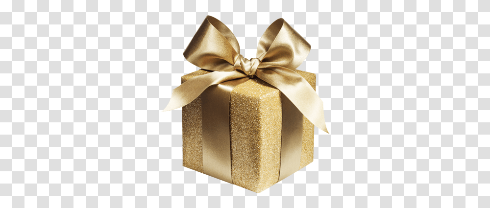 Gift Box Gold Transparent Png