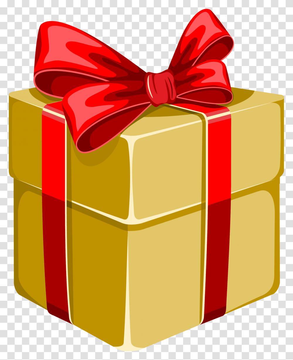 Gift Box Gratis Clip Art Yellow Bow Caja De Regalos Transparent Png