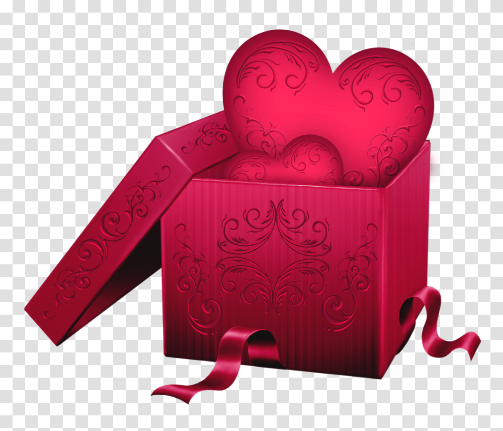Gift Box With Heart Gallery, Envelope, Mail, Greeting Card Transparent Png
