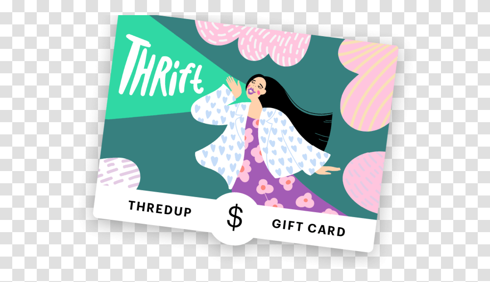 Gift Cards Thredup Girly, Outdoors, Nature, Clothing, Bird Transparent Png