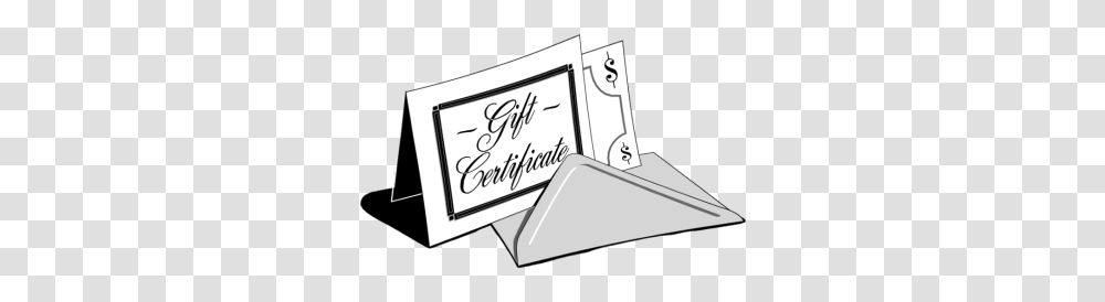 Gift Certificate Clipart, Handwriting, Business Card, Paper Transparent Png