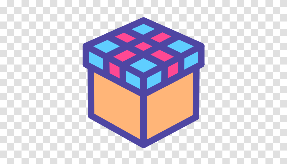 Gift Gift Box Mobile Icon With And Vector Format For Free, Rubix Cube, Rug, Cylinder Transparent Png