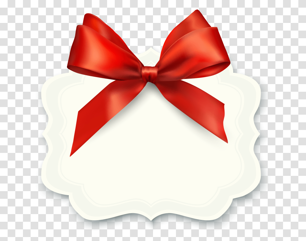 Gift Ribbon Illustration Vector Red Bow Birthday Card Hd Imahe Of Gift Ribbon, Sweets, Food, Confectionery, Tie Transparent Png