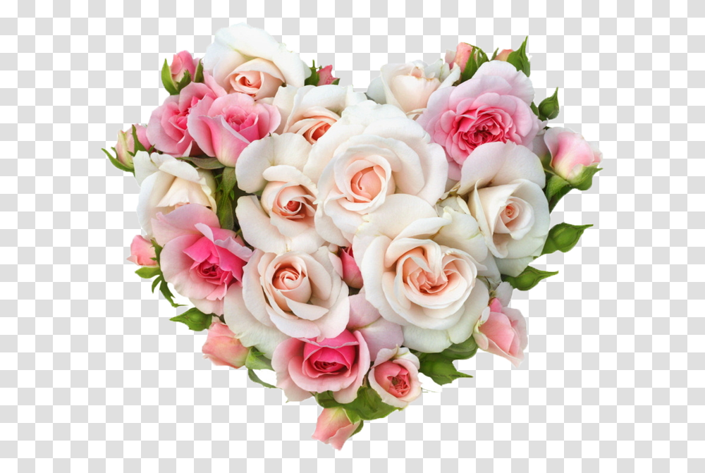 Gift Wedding Rose Heart Flower Bouquet Pink Flower Bouquet, Plant, Flower Arrangement, Blossom, Petal Transparent Png