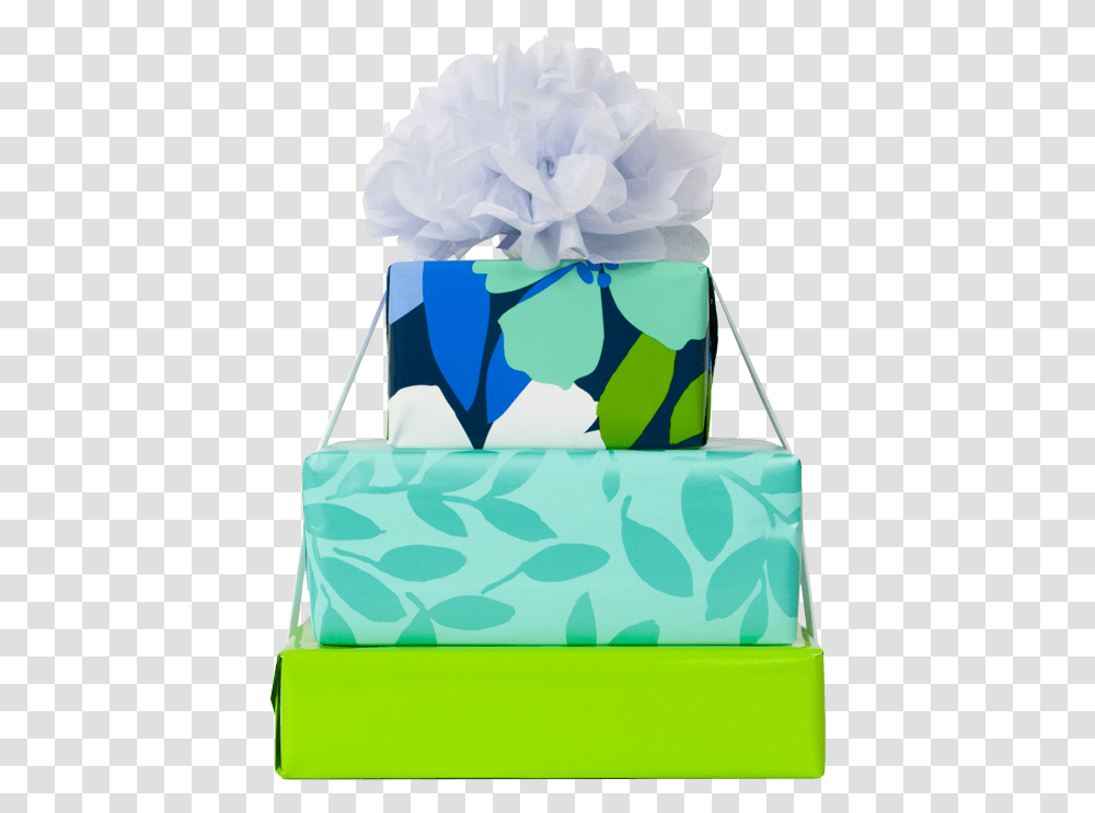Gift Wrap Hydrangea, Cake, Dessert, Food, Birthday Cake Transparent Png