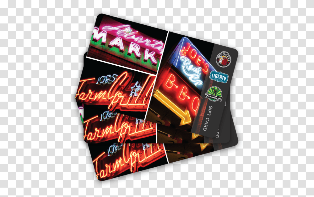 Giftcards Neon Flyer, Light Transparent Png