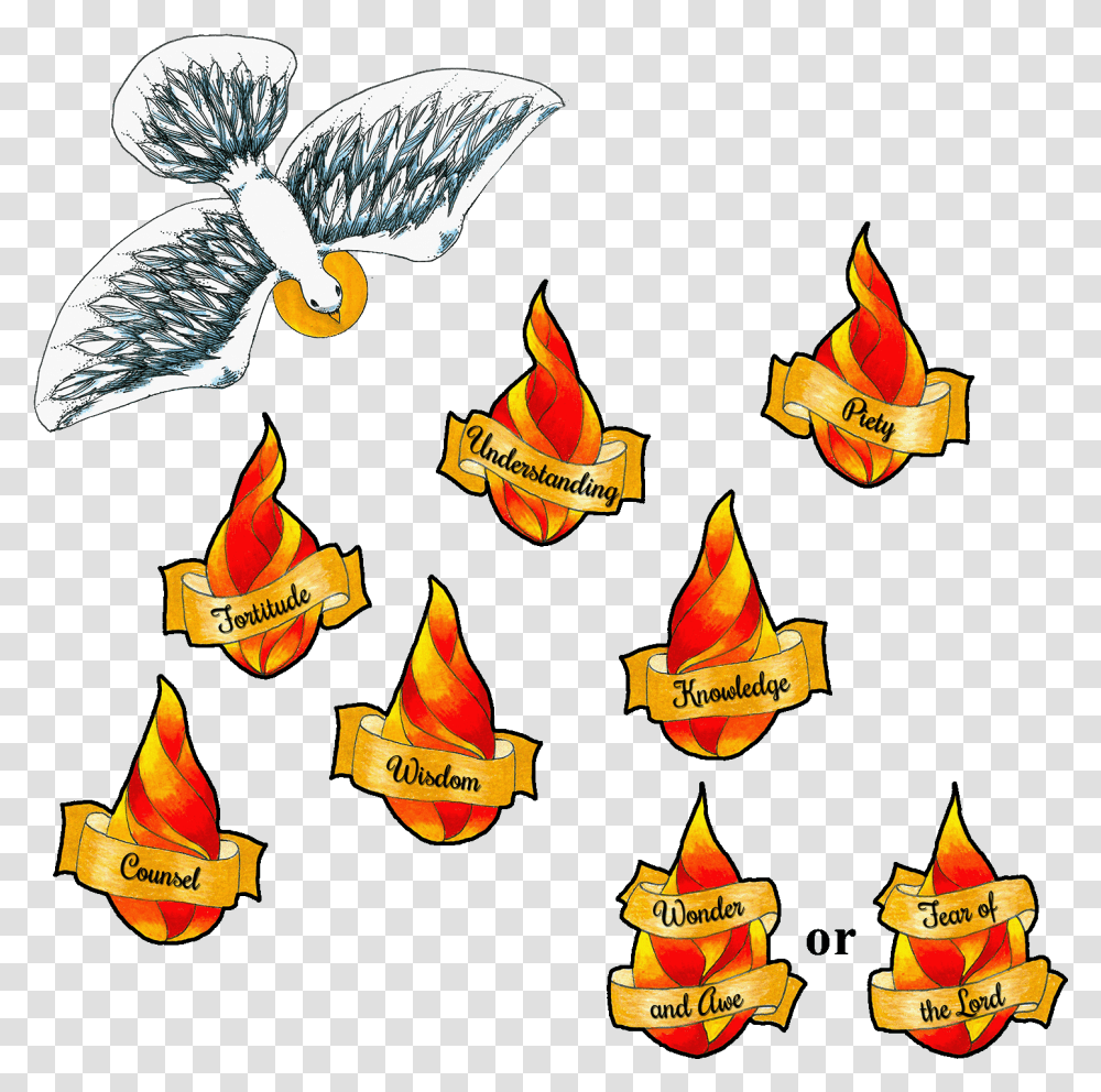 Gifts Of The Holy Spirit Clipart, Origami, Paper Transparent Png