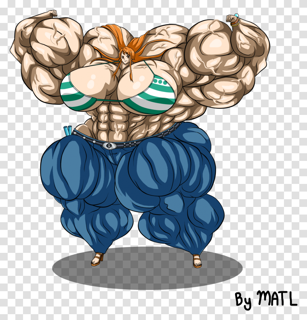 Giga Nami Download One Piece Nami Muscle, Sweets, Food Transparent Png