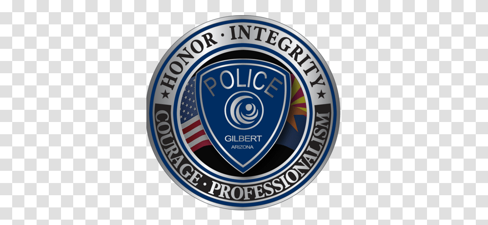 Gilbert Police Dept Interflora, Logo, Symbol, Trademark, Label Transparent Png