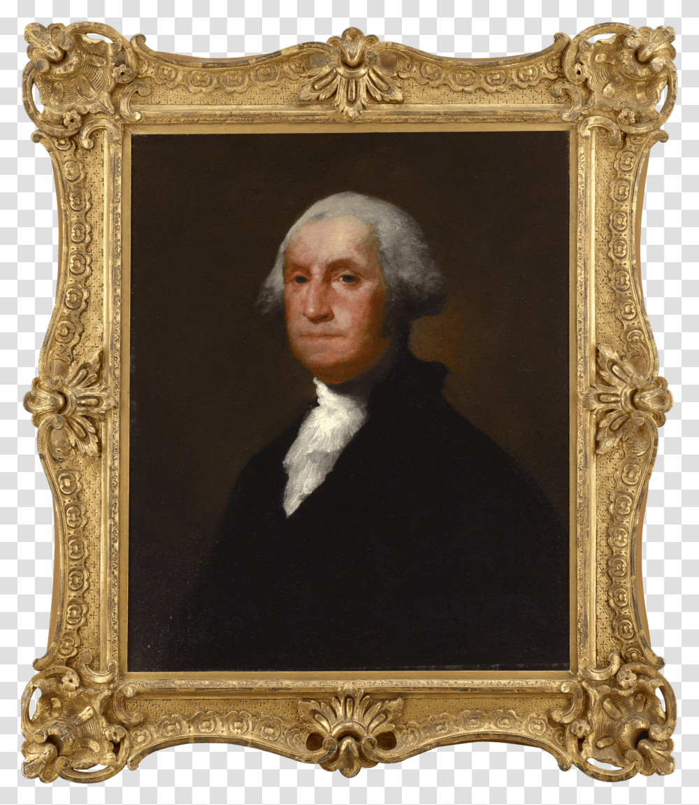 Gilbert Stuart George Washington Painting, Person, Photography, Portrait, Face Transparent Png