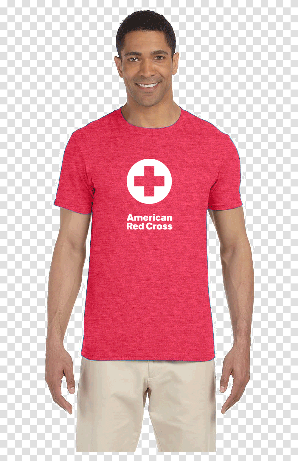 Gildan Softstyle Heather Red, Apparel, Person, Human Transparent Png