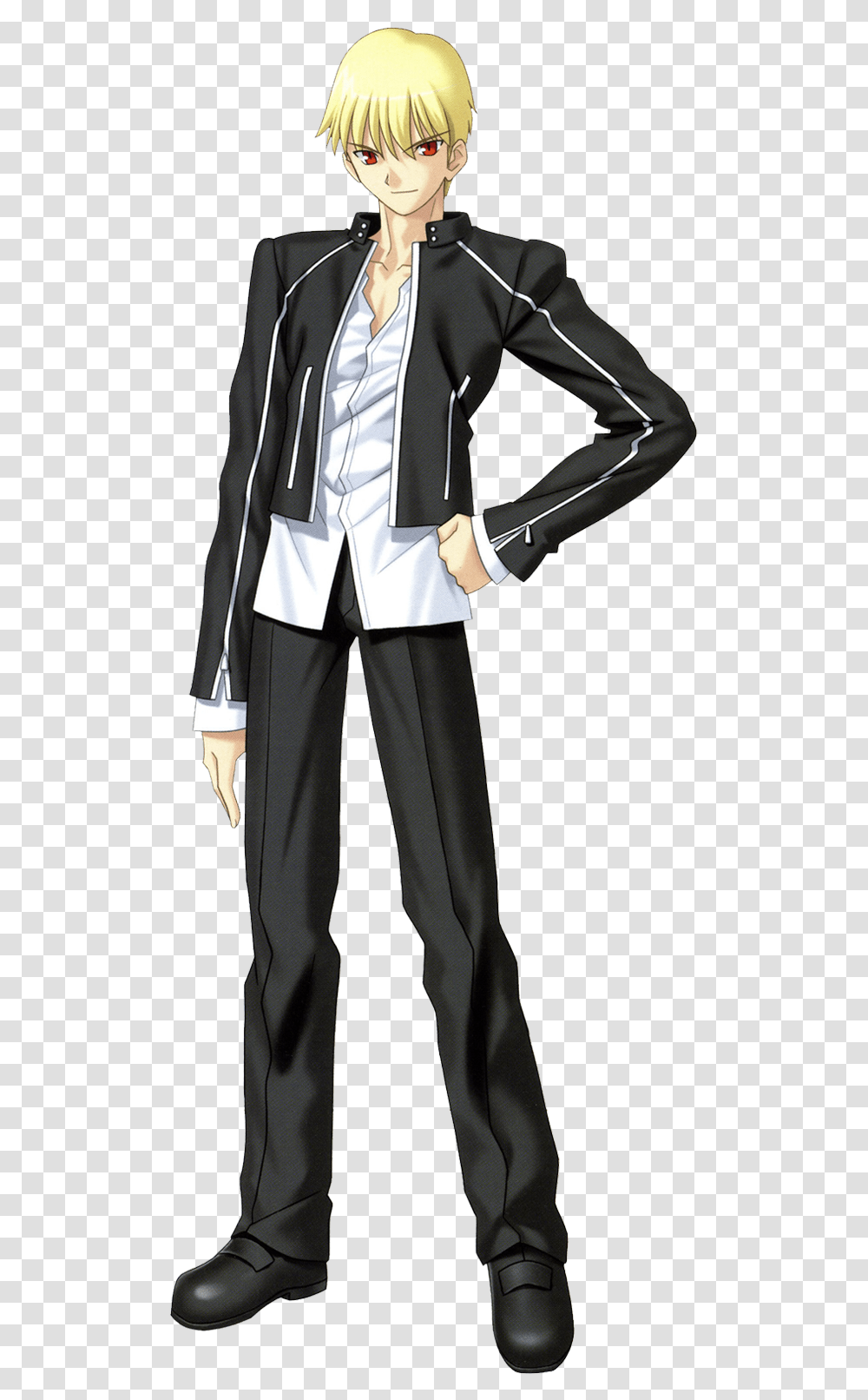 Gilgamesh Fate Stay Night, Person, Sleeve, Suit Transparent Png