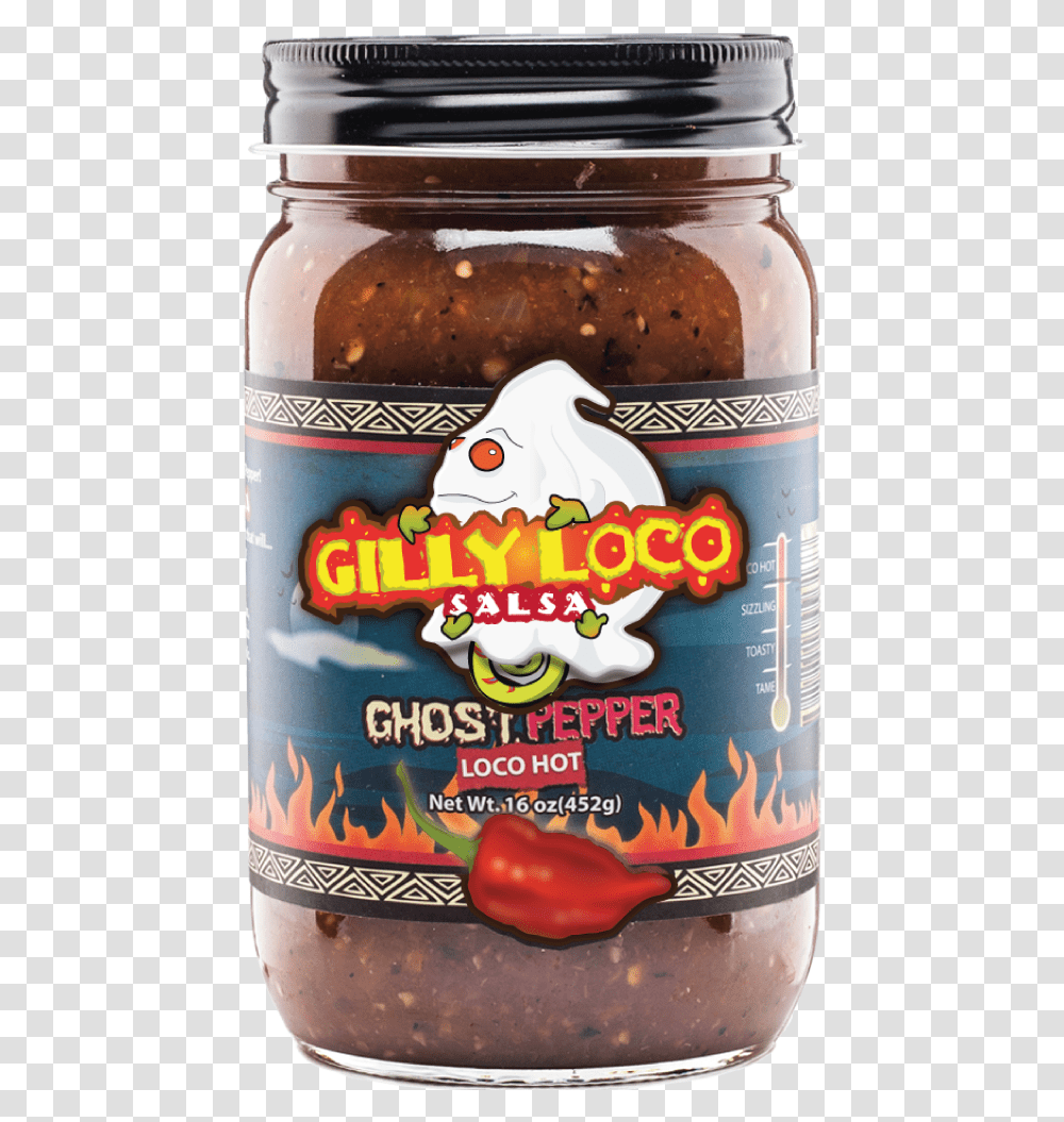 Gilly Loco Ghost Pepper SalsaClass Gilly Salsa, Relish, Food, Pickle, Beer Transparent Png