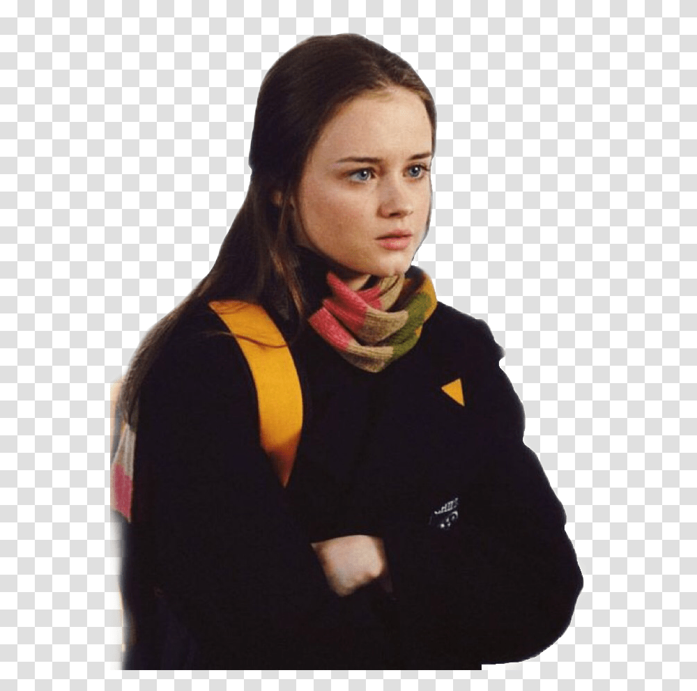 Gilmore Girls Gilmore Sticker Rory Gilmore, Person, Face, Sleeve Transparent Png