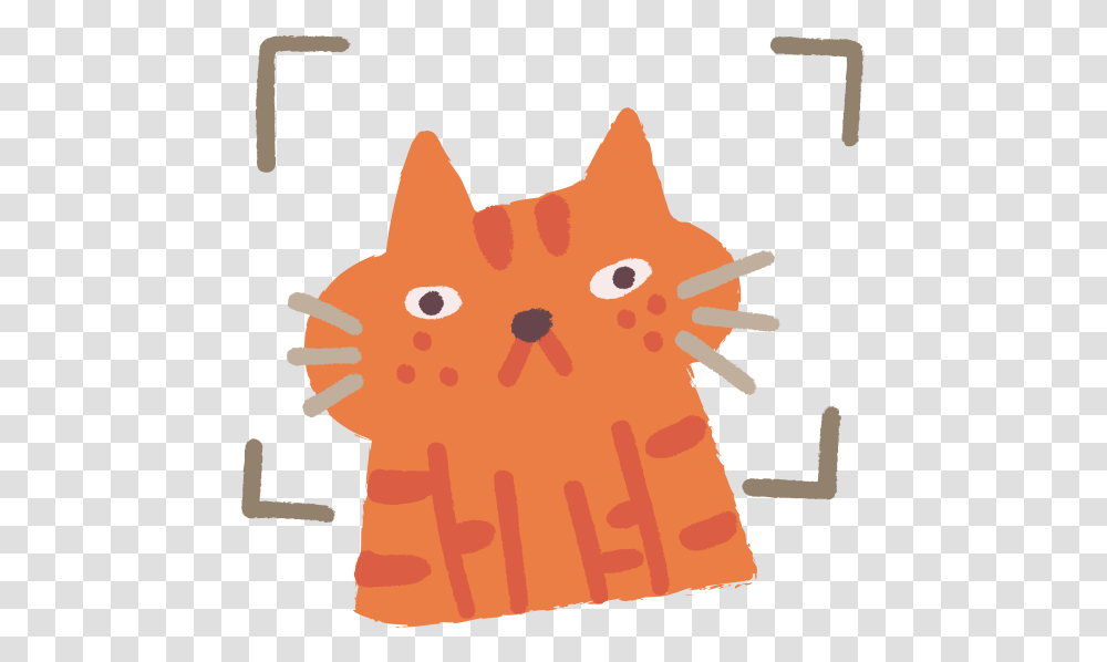Ginger Cat 715 - Free Vector Illustration User Interface Design, Text, Animal, Pet, Mammal Transparent Png