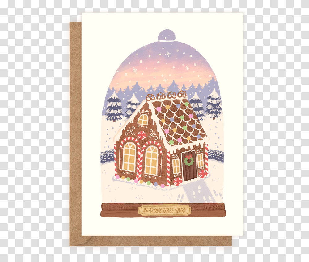 Ginger Gingerbread House, Cookie, Food, Biscuit Transparent Png