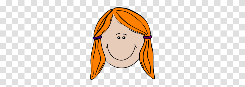 Ginger Girl Clip Art, Drawing, Face, Helmet Transparent Png
