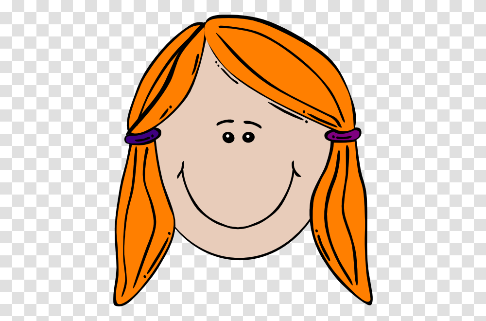 Ginger Girl Clip Art Red Hair Girl Clipart, Drawing, Label, Doodle, Helmet Transparent Png