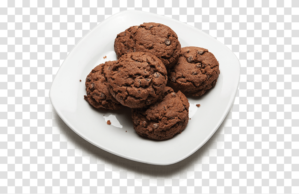 Ginger Nut Choco Chips Brownie, Dessert, Food, Chocolate, Cookie Transparent Png