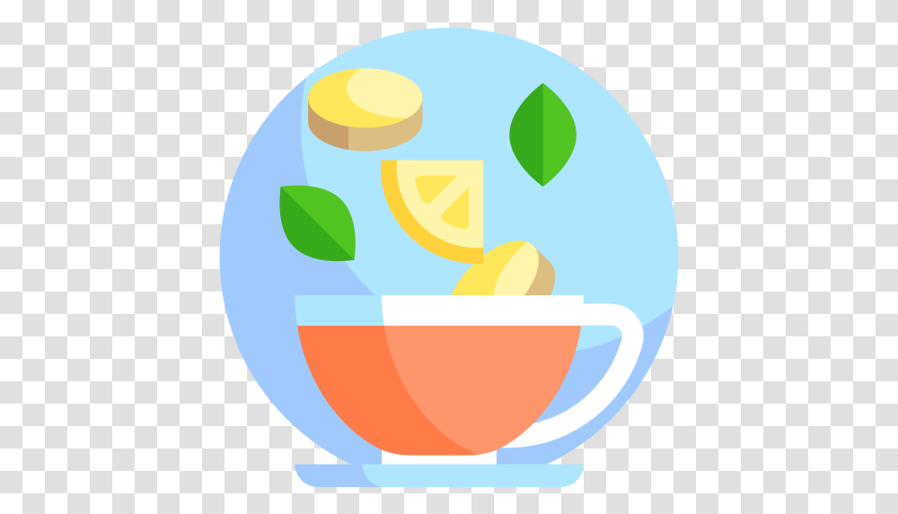 Ginger Tea Free Vector Icons Designed Serveware, Bowl, Text, Sphere, Food Transparent Png