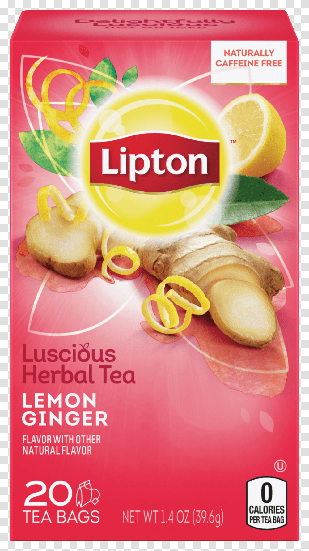 Ginger Tea Lemon Ginger Lipton Ginger And Lemon Transparent Png