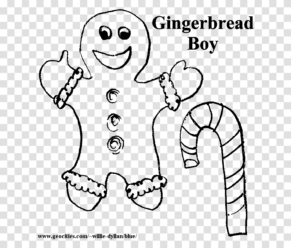 Gingerbread Boy And Girl Coloring Pages Santiago Polytechnic University Institute, Gray, World Of Warcraft Transparent Png