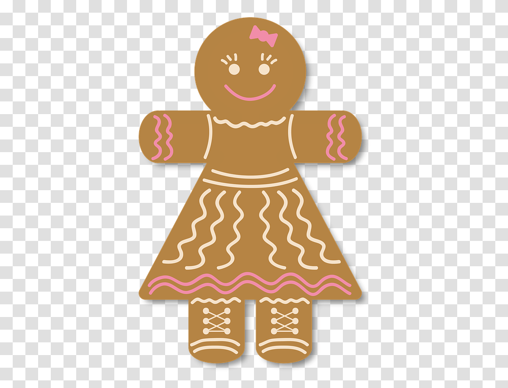 Gingerbread Cake Christmas Ornament Embellish Pepparkakor, Cookie, Food, Biscuit Transparent Png