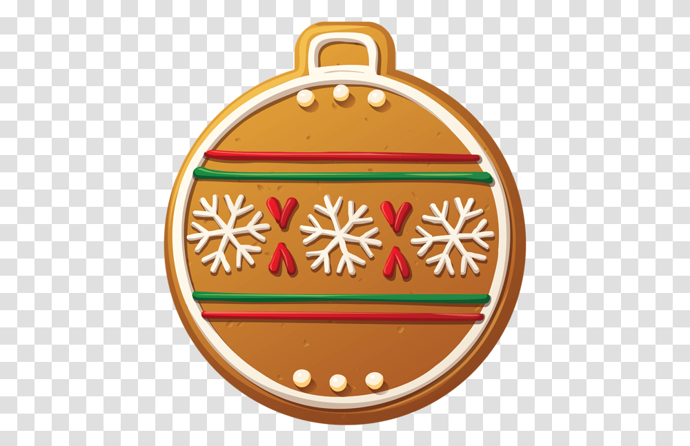 Gingerbread Christmas Ornaments Ball, Birthday Cake, Dessert, Food, Logo Transparent Png