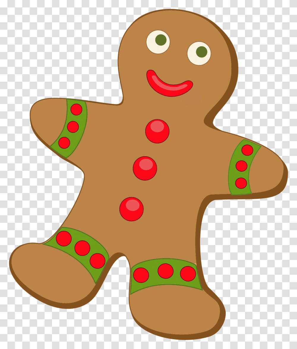 Gingerbread Clipart, Cookie, Food, Biscuit Transparent Png