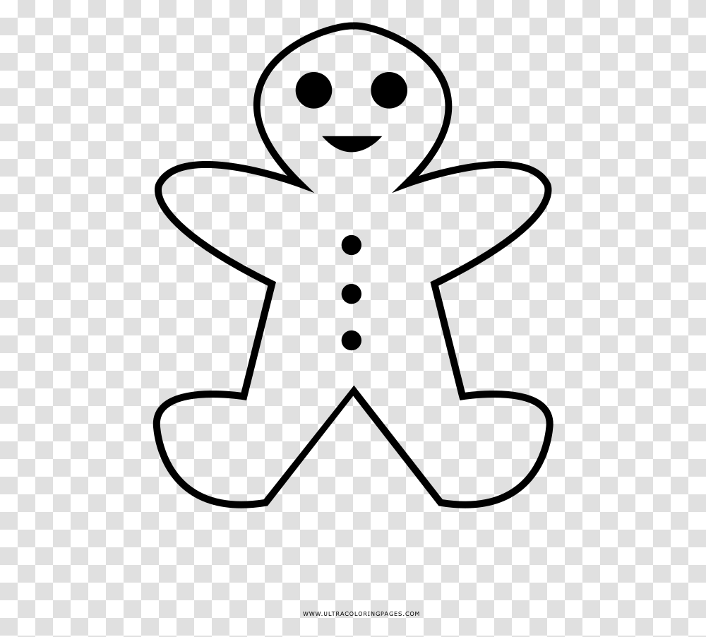 Gingerbread Cookie Coloring, Gray, World Of Warcraft Transparent Png