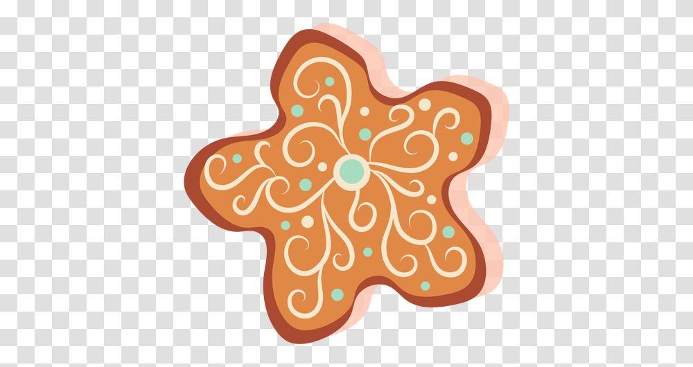 Gingerbread Cookie Snowflake Christmas Gingerbread, Food, Biscuit, Antelope, Wildlife Transparent Png