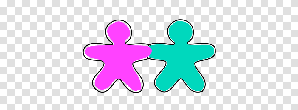 Gingerbread Couple, Person, Human, Silhouette, Hand Transparent Png